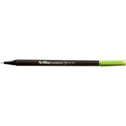ARTLINE SUPREME FINELINER PEN 0.4MM LIME GREEN PACK OF 12