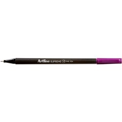 ARTLINE SUPREME FINELINER PEN 0.4MM MAGENTA PACK OF 12