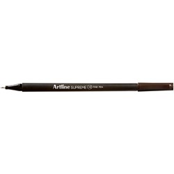 ARTLINE SUPREME FINELINER PEN 0.4MM DARK BROWN PACK OF 12
