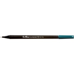 ARTLINE SUPREME FINELINER PEN 0.4MM DARK GREEN PACK OF 12