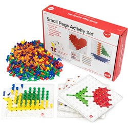 EDX EDUCATION PEG & PEG BOARD SMALL ACTIVITY SET
