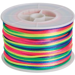 ZART BRACELET CORD 50MX2MM RAINBOW