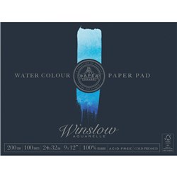 THE PAPER HOUSE WINSLOW PAD 9X12 INCH 200GSM WATER COLOUR 50 SHEET