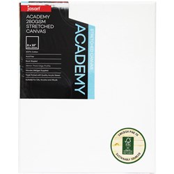 JASART ACADEMY STRETCHED CANVAS 8 X 10 INCH THICK EDGE 280GSM