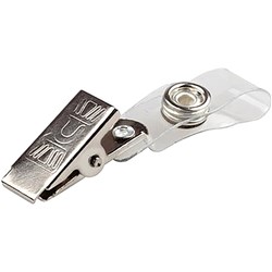 GOLD SOVEREIGN ALLIGATOR CLIPS WITH STRAPS PACK OF 100 SILVER