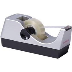 SELLOTAPE DESKTOP TAPE DISPENSER SMALL 30MM CORE SILVER