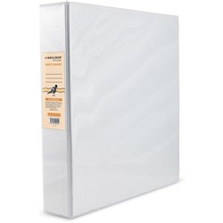 BIBBULMUN INSERT BINDER A4 4D 38MM WHITE