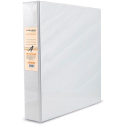 BIBBULMUN A4 INSERT BINDER 4D 50MM WHITE