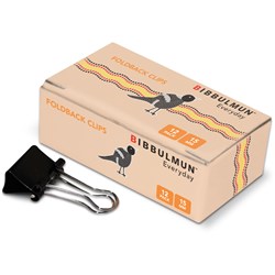 BIBBULMUN FOLDBACK CLIP 15MM BOX OF 12