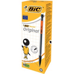BIC MATIC MECHANICAL PENCIL 0.7MM ERASER PACK OF 12