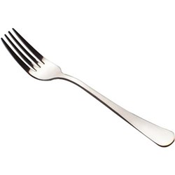 CONNOISSEUR CURVE FORK STAINLESS STEEL 200MM PACK OF 12