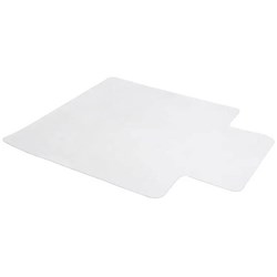 RAPIDLINE CHAIR MAT SMOOTH BASE FOR HARD FLOORS 115 X 135CM FROSTED